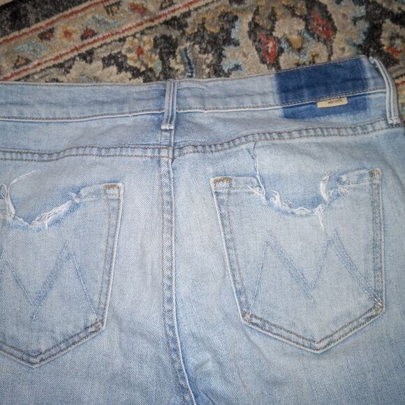 Mother Superior "Dutchie" Ankle Jeans in It's Only Make Believe Wash Size 27 - Picture 6 of 8